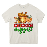 Cream chicken nuggets Heavy Core Tee - AdoDesignShop
