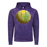 Cloud Purple Golden Barrel Cactus Vintage Hoodie - LillyAllenDesigns