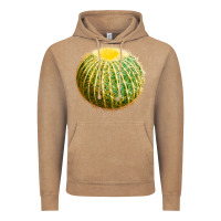 Vintage Coffee Golden Barrel Cactus Vintage Hoodie - LillyAllenDesigns
