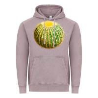 Vintage Zinc Golden Barrel Cactus Vintage Hoodie - LillyAllenDesigns