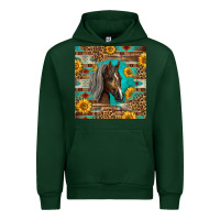 Forest Green western tennessee horse Urban Hoodie - LillyAllenDesigns
