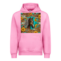 Fuchsia Pink western tennessee horse Urban Hoodie - LillyAllenDesigns