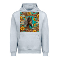 Heather Grey western tennessee horse Urban Hoodie - LillyAllenDesigns