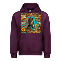 Mauve Wine western tennessee horse Urban Hoodie - LillyAllenDesigns