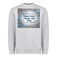 Heather Grey feeling kinda idgaf ish today with leopard and gli Heavyweight Sweatshirt - TumblerDesignByShophia