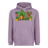 Lavender Western Luck With Gnome And Beer Heavyweight Hoodie - BundleAndBundleShop