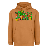 Meerkat Western Luck With Gnome And Beer Heavyweight Hoodie - BundleAndBundleShop