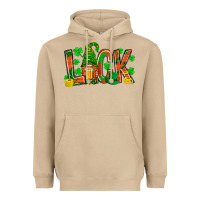 Mushroom Western Luck With Gnome And Beer Heavyweight Hoodie - BundleAndBundleShop