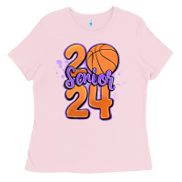 Bubblegum Pink senior 2024 basketball Ladies Tee - MaliasSmallBusiness