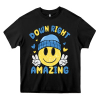 Black down right amazing Heavy Core Tee - MaliasSmallBusiness