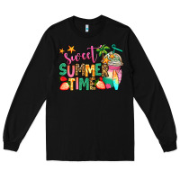 Black sweet summer time iced coffee Long Sleeve Tee - Jasminsmagicworld