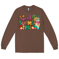 Chestnut sweet summer time iced coffee Long Sleeve Tee - Jasminsmagicworld