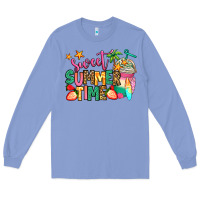 Colony Blue sweet summer time iced coffee Long Sleeve Tee - Jasminsmagicworld