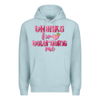 Blue Mist Thanks for tolerating me Valentine's Day Premium Hoodie - FaDigitalArtStudio