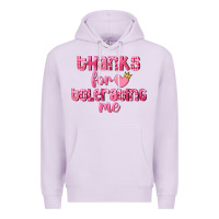 Lilac Thanks for tolerating me Valentine's Day Premium Hoodie - FaDigitalArtStudio