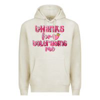 Oatmeal Heather Thanks for tolerating me Valentine's Day Premium Hoodie - FaDigitalArtStudio