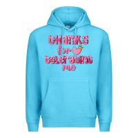Ocean Blue Thanks for tolerating me Valentine's Day Premium Hoodie - FaDigitalArtStudio