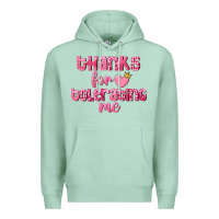 Seafoam Thanks for tolerating me Valentine's Day Premium Hoodie - FaDigitalArtStudio