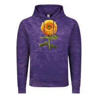 Cloud Purple Gummy Bear Sunflower Vintage Hoodie - LillyAllenDesigns