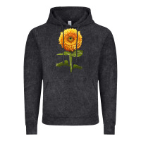 Vintage Black Gummy Bear Sunflower Vintage Hoodie - LillyAllenDesigns