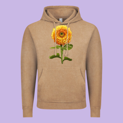 Gummy Bear Sunflower Vintage Hoodie Designed By Lillyallendesigns