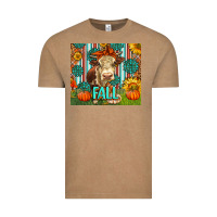 Vintage Coffee Western Fall Cow Vintage Tee - LillyAllenDesigns