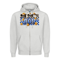 Dove Grey mama's boy olivia Zipper Hoodie - OliviaCreatesArt