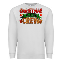 Dove Grey christmas baking crew with gifts Premium Sweatshirt - FaDigitalArtStudio