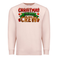 Pale Pink christmas baking crew with gifts Premium Sweatshirt - FaDigitalArtStudio