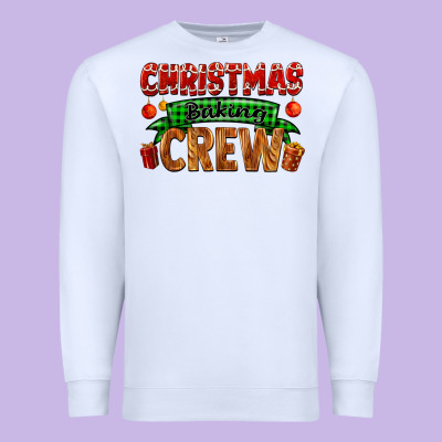 Christmas Baking Crew With Gifts Premium Sweatshirt Designed By Fadigitalartstudio