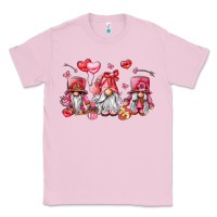 Bubblegum Pink valentine's day gnomes Classic Tee - LillyAllenDesigns