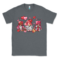 Charcoal Heather valentine's day gnomes Classic Tee - LillyAllenDesigns