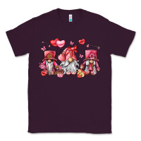 Plum valentine's day gnomes Classic Tee - LillyAllenDesigns