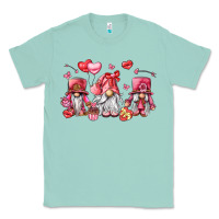 Seafoam valentine's day gnomes Classic Tee - LillyAllenDesigns
