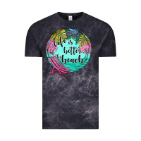 Cloud Black life is better at the beach Vintage Tee - JahusDesignShop