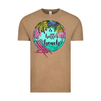 Vintage Coffee life is better at the beach Vintage Tee - JahusDesignShop
