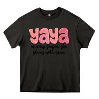 Asphalt yaya in every season, she shines with grace Heavy Core Tee - MaliasSmallBusiness