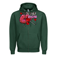 Sports Green lips like sugar olivia Zipper Hoodie - OliviaCreatesArt