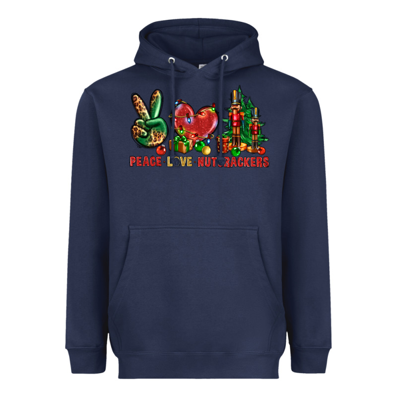 Peace Love Nutcrackers Heavyweight Hoodie by BundleAndBundleShop | Teevron