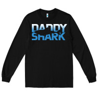 Black Daddy Shark Long Sleeve Tee - Bettercallsaul