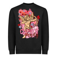Black Cupids candy with candies Valentine's Day Heavyweight Sweatshirt - HowdyJamesFarm