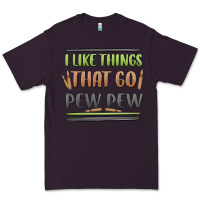 Plum i like things that go pew pew Premium Tee - MaliasSmallBusiness