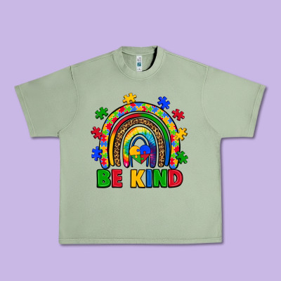 Autism Awareness Rainbow Urban Heavy Tee Designed By Artiststas