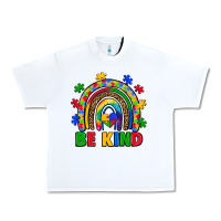 White autism awareness rainbow Urban Heavy Tee - Artiststas