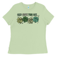 Matcha god says i am patrick's day Ladies Tee - MaliasSmallBusiness