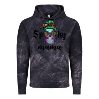 Cloud Black spooky mama skull Vintage Hoodie - RanaPortraitStore