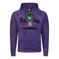 Cloud Purple spooky mama skull Vintage Hoodie - RanaPortraitStore