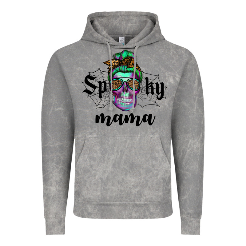 Spooky Mama Skull Vintage Hoodie by RanaPortraitStore | Teevron