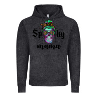 Vintage Black spooky mama skull Vintage Hoodie - RanaPortraitStore