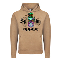 Vintage Coffee spooky mama skull Vintage Hoodie - RanaPortraitStore